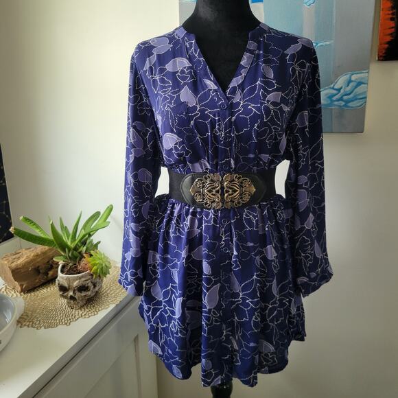 41 Hawthorn Floral Peplum Blouse 1XL – Asymmetrical Tunic, Stitch Fix - Picture 1 of 14